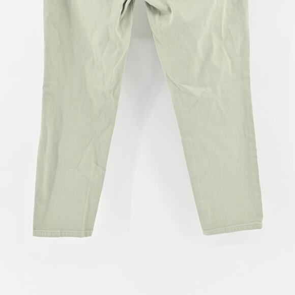 Tory Burch Jeans Womens Size 28 Alexa Cropped Skinny Leg Green Mid Rise Denim - Picture 6 of 13